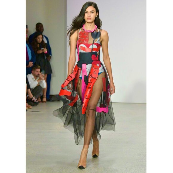 RUNWAY OSCAR DE LA RENTA DRESS SIZE M